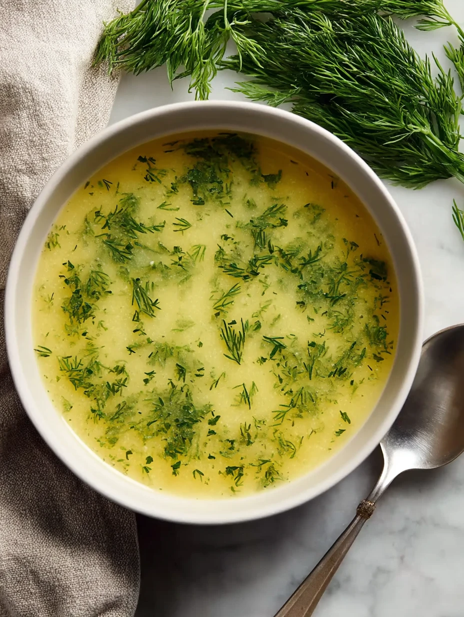 Classic Potato Leek Soup With Dill