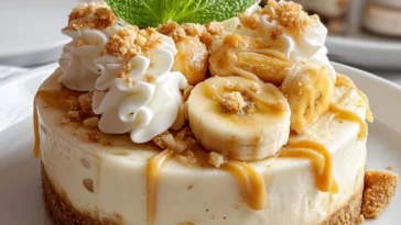 Banana Pudding Cheesecake Creation