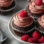 Best Chocolate Raspberry Cupcakes