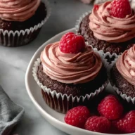 Best Chocolate Raspberry Cupcakes