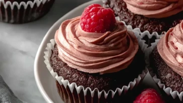 Best Chocolate Raspberry Cupcakes