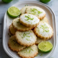 Best Lime Shortbread Cookies