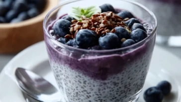 Blueberry Chia Seed Pudding