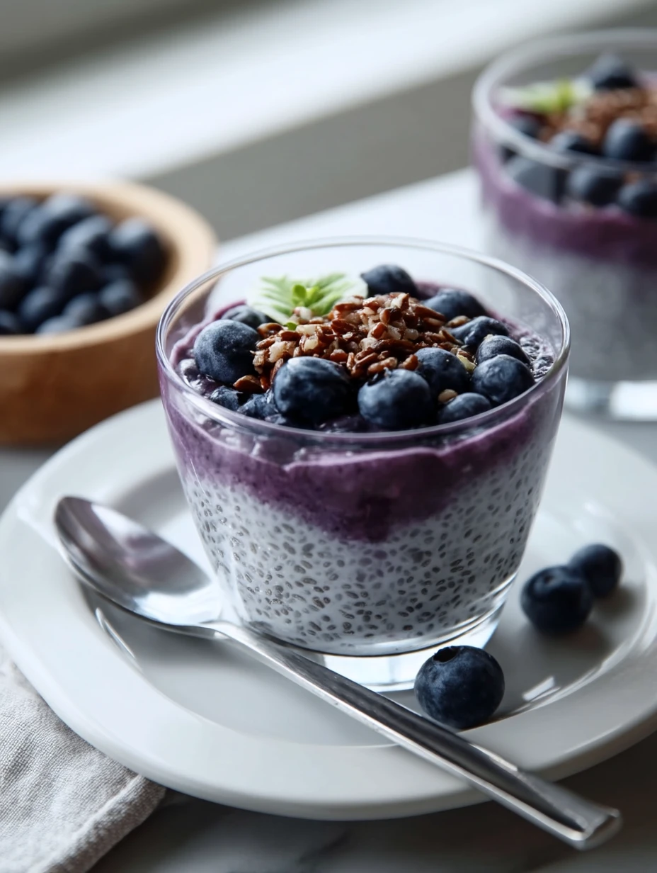 Blueberry Chia Seed Pudding