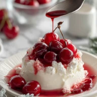 Cherries in the Snow Dessert