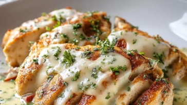 Chicken with Cheese Sauce