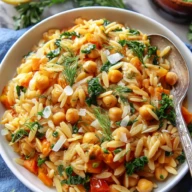 Chickpea Orzo