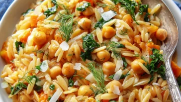 Chickpea Orzo