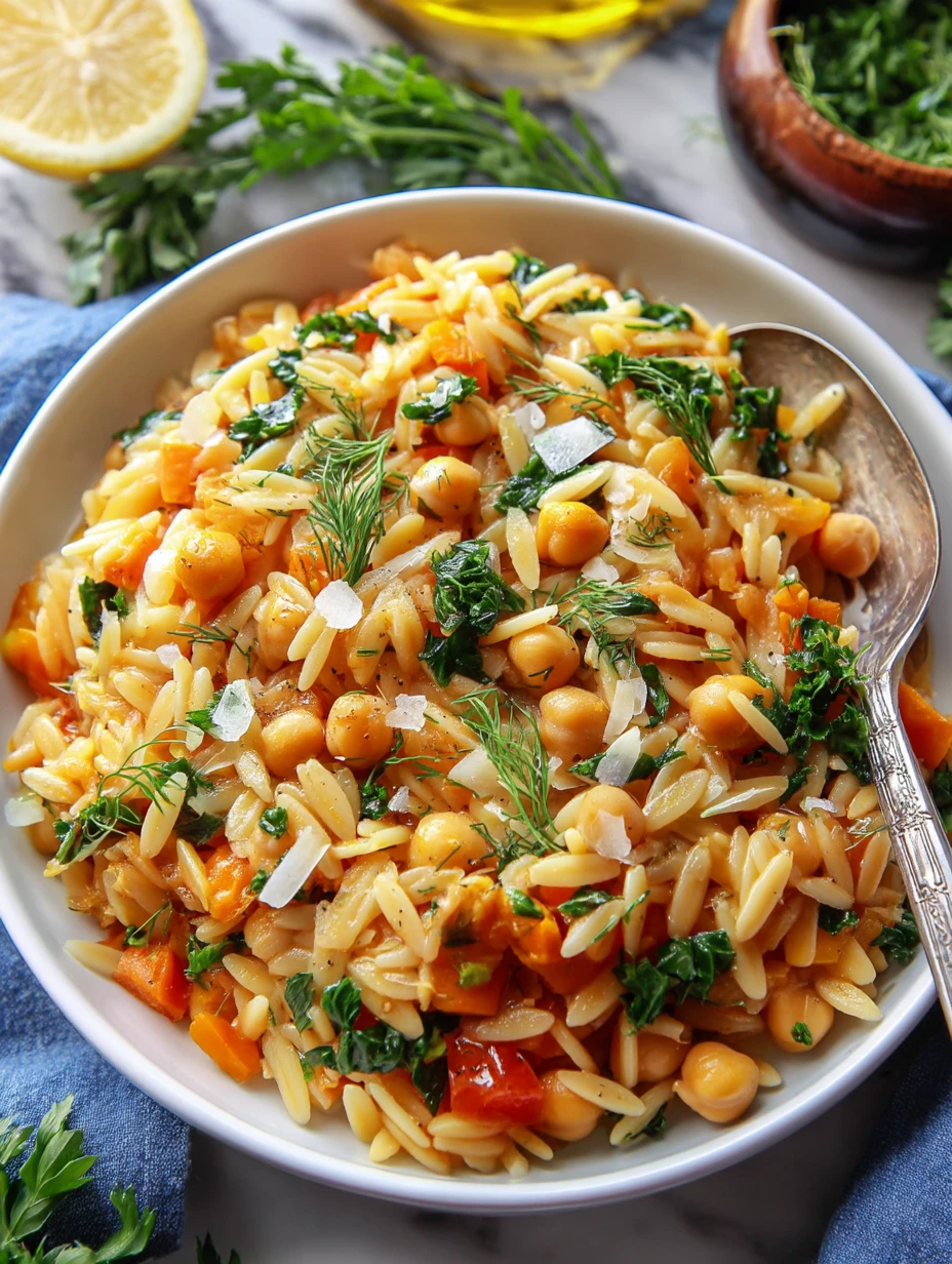 Chickpea Orzo