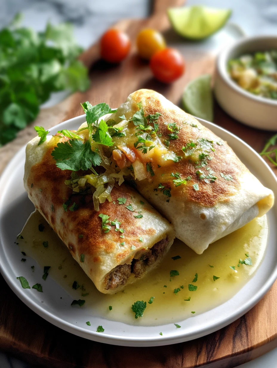 Chili Verde Hatch Burritos