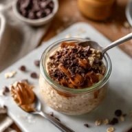 Chocolate Peanut Butter Overnight Oats