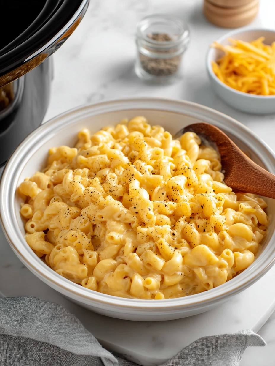 Crockpot Velveeta Mac and Cheese