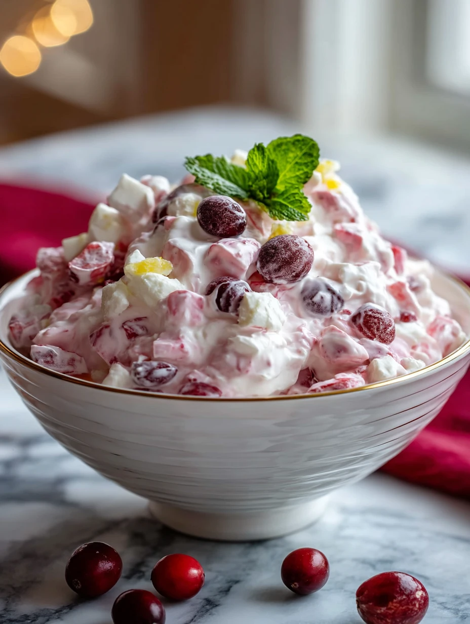 Easy Cranberry Fluff Salad