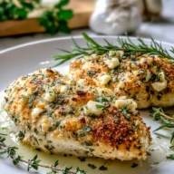 Easy Herb-Crusted Boursin Chicken