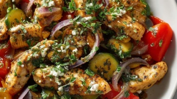 Easy Mediterranean Chicken Stir Fry