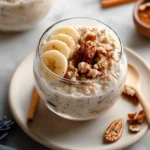 Gluten-Free Cinnamon Banana Bread Overnight Oats