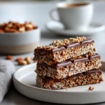 High Protein Chocolate Quinoa Crunch Bars