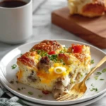 Make Ahead Biscuit Breakfast Casserole