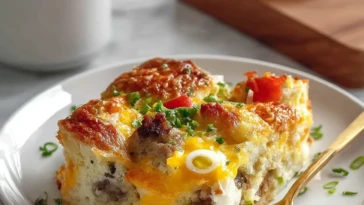Make Ahead Biscuit Breakfast Casserole