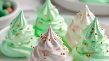 Meringue Christmas Trees