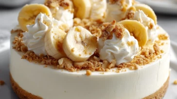 No-Bake Banana Pudding Cheesecake