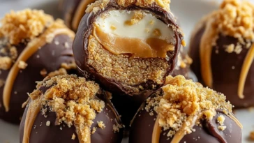 No-Bake Peanut Butter Cheesecake Balls