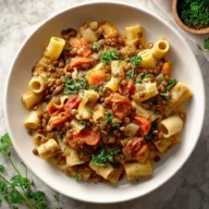 Nutritious Lentil Pasta Dish
