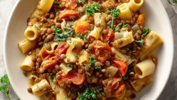 Nutritious Lentil Pasta Dish