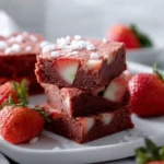 The Best Easy Strawberry Brownies