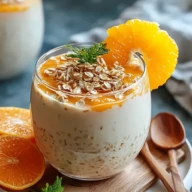 Easy Orange Creamsicle Overnight Oats