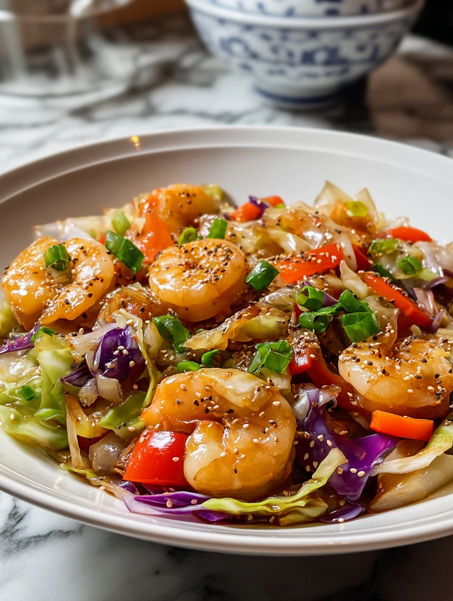 Delicious Asian Shrimp and Cabbage Stir Fry