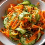 Easy Cucumber Carrot Salad