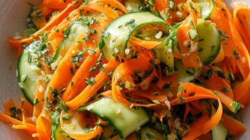 Easy Cucumber Carrot Salad