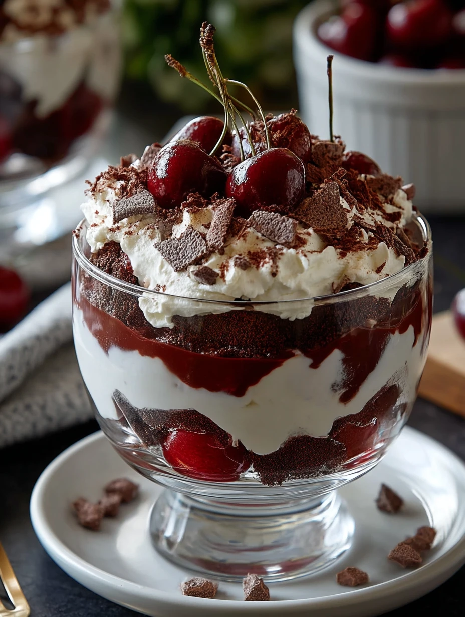 Best Layered Black Forest Trifle