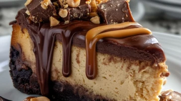 Chocolate Peanut Butter Cheesecake