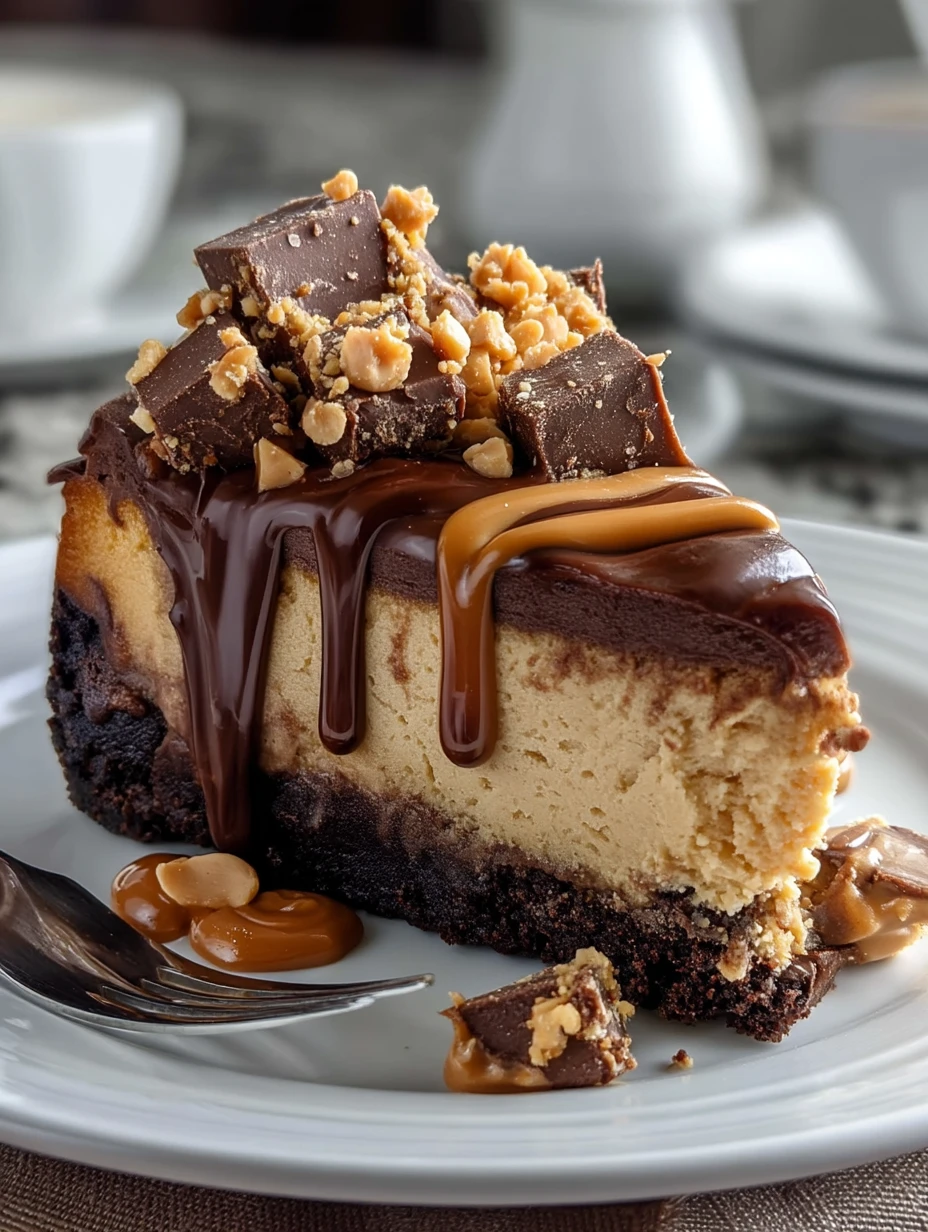 Chocolate Peanut Butter Cheesecake