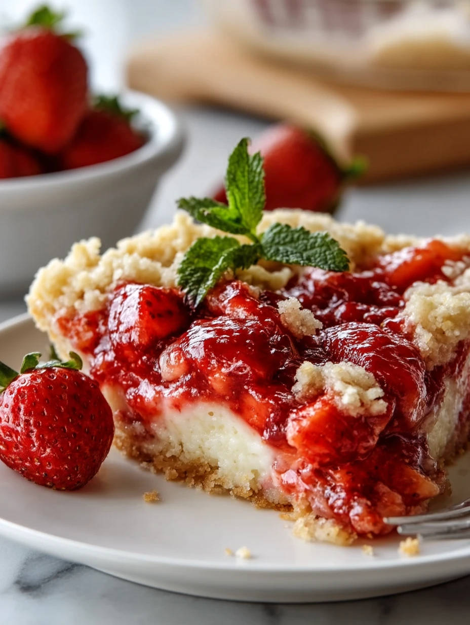 Strawberry Dump Cake