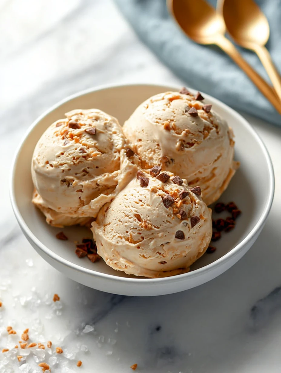Peanut Butter Cottage Cheese Ice Cream