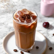 Iced Cherry Chai Latte