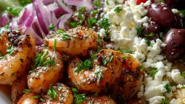 Greek Shrimp Mediterranean Bowl