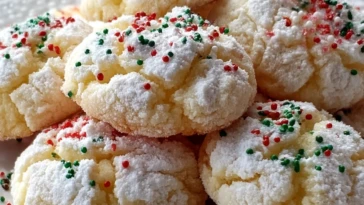 Christmas Ooey Gooey Butter Cookies