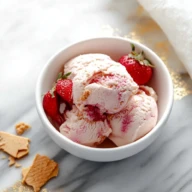 Ninja Creami Strawberry Cheesecake Protein Ice Cream