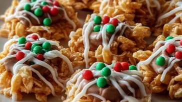 Christmas Haystack Cookies