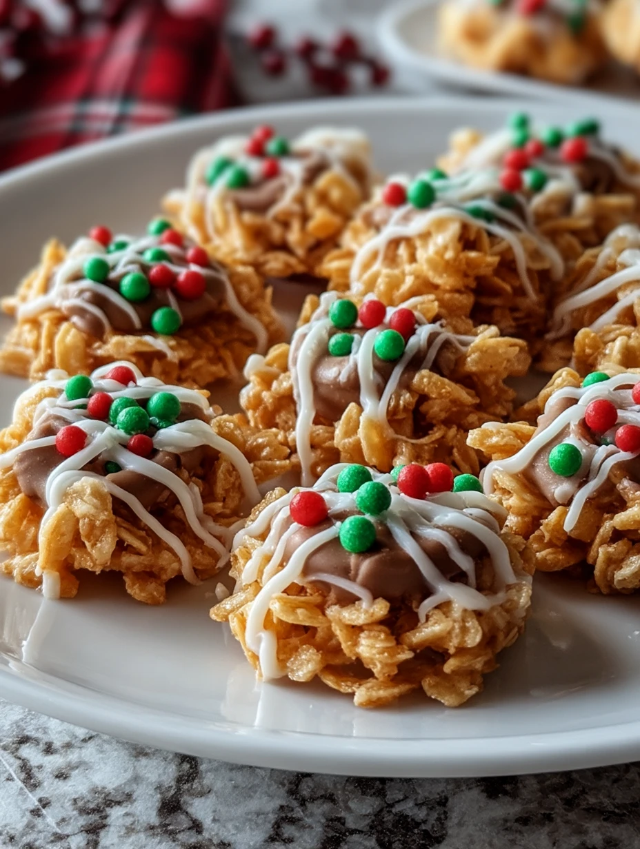 Christmas Haystack Cookies