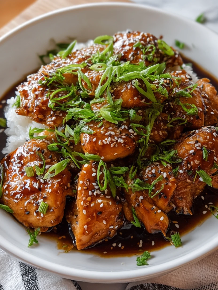 Crockpot Honey Garlic Chicken