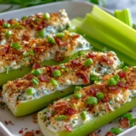 Outrageously Good Stuffed Celery