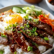 Korean BBQ Steak Rice Bowls