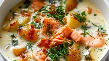 Smoked Salmon and Potato Chowder