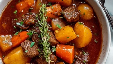 Easy Homemade Beef Stew