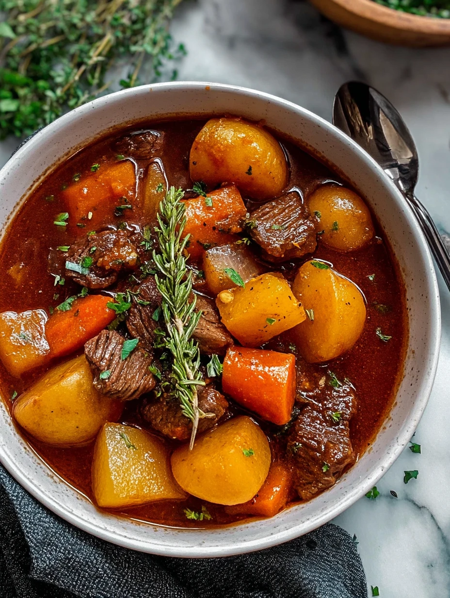 Easy Homemade Beef Stew